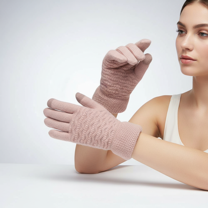 Rękawice dotykowe z polarową podszewką - PolarKnit