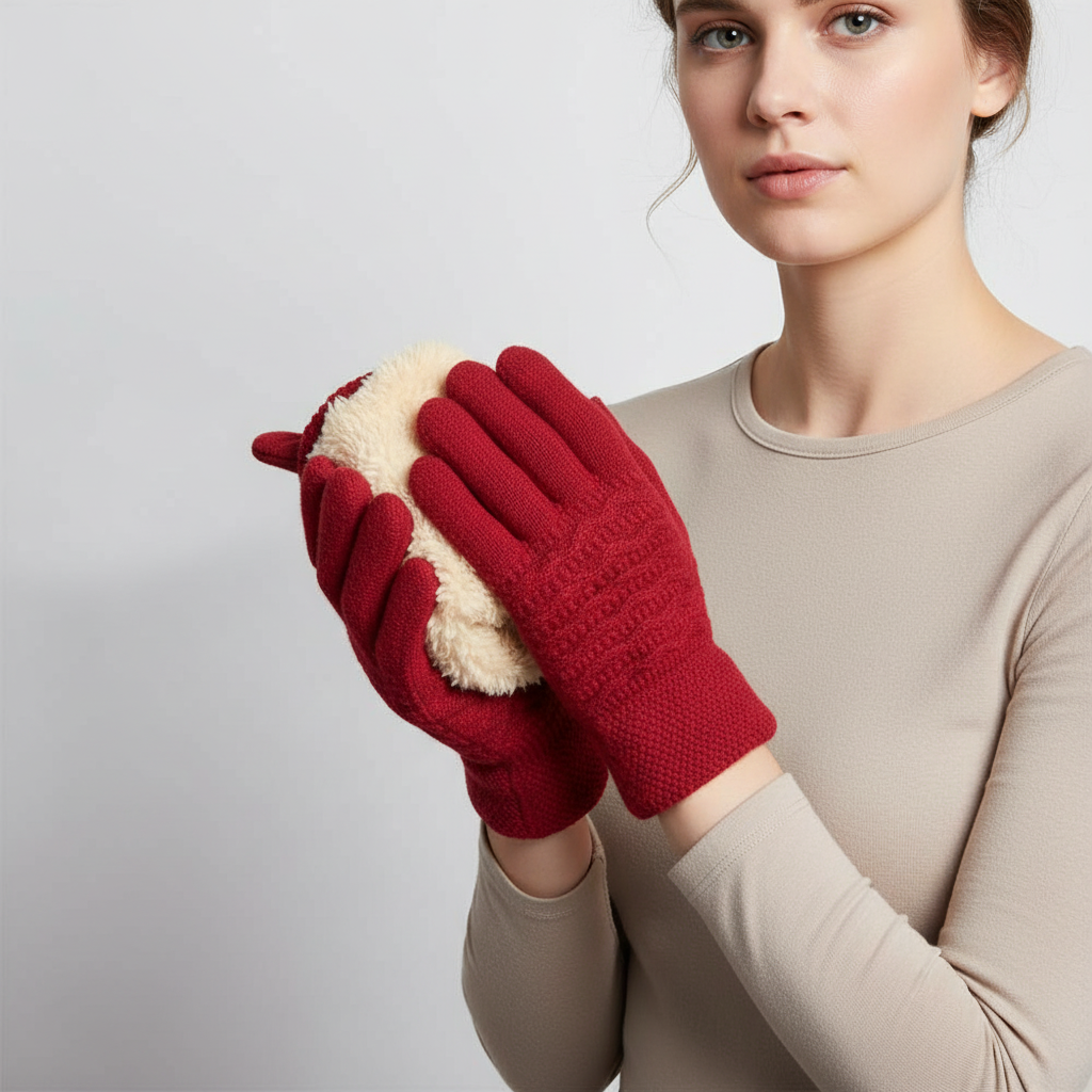Rękawice dotykowe z polarową podszewką - PolarKnit