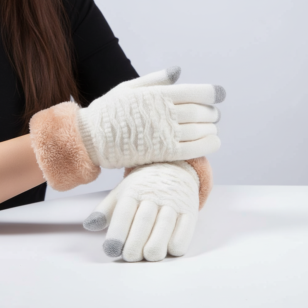 Rękawice dotykowe z polarową podszewką - PolarKnit