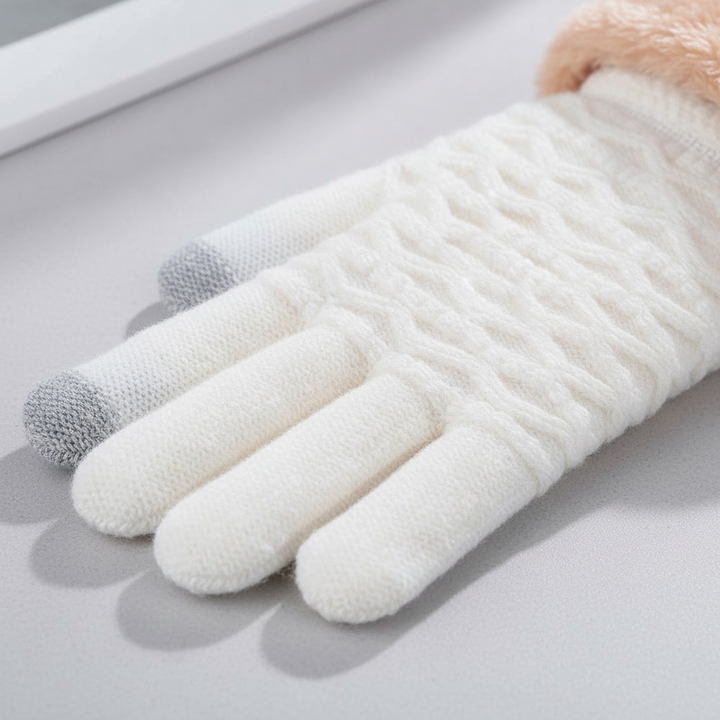 Rękawice dotykowe z polarową podszewką - PolarKnit