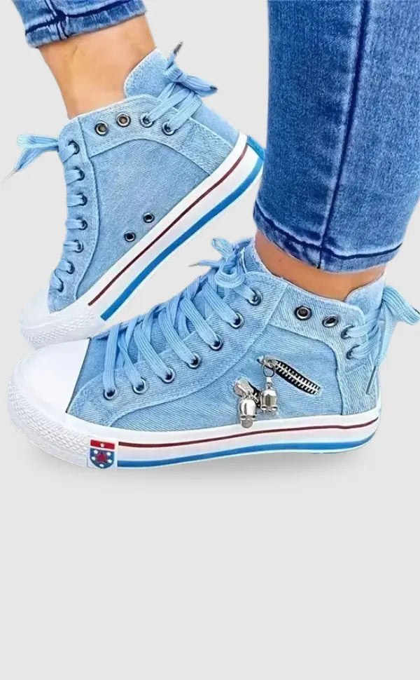 Gabriella | Modne buty w stylu dżinsowym