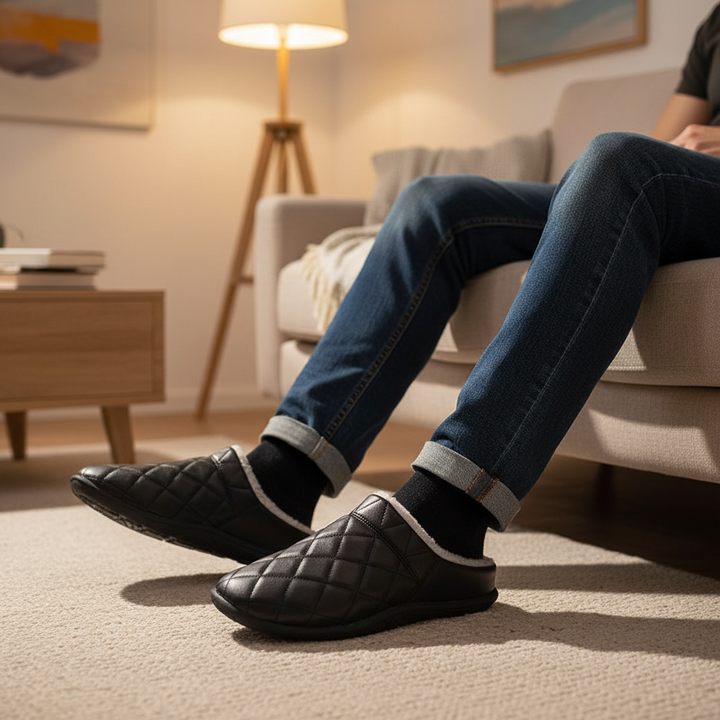 Zimowe kapcie z futerkiem - CozyKick