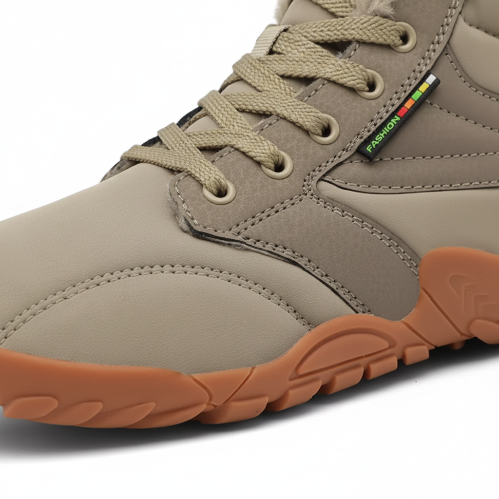 Futrowane męskie sneakersy - Otmar