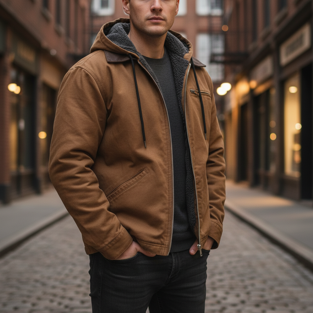 Ciepła męska kurtka przejściowa - Kendrick