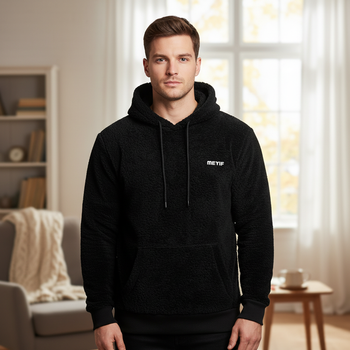 Futrzany męski hoodie - Paul