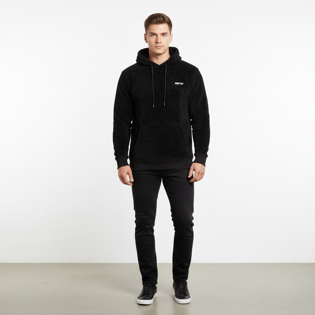 Futrzany męski hoodie - Paul