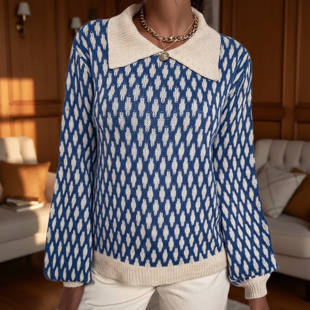 Wzorzysty sweter - Elena