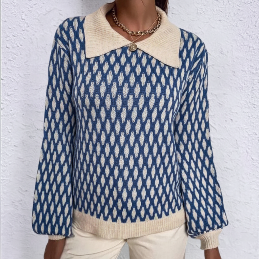 Wzorzysty sweter - Elena