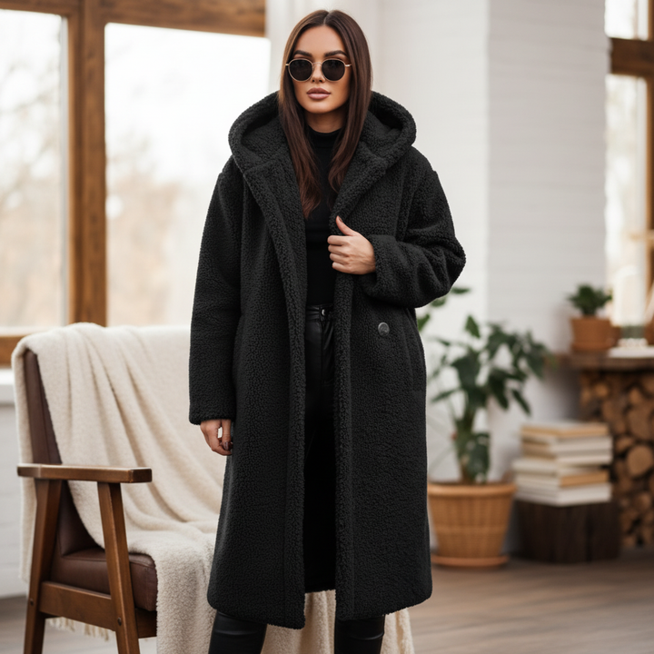 Przytulny jesienny płaszcz - Mathilde
