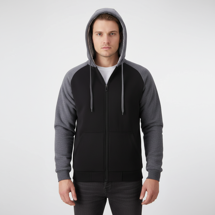 Puchaty męski hoodie - Moritz