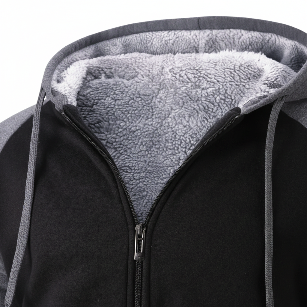 Puchaty męski hoodie - Moritz