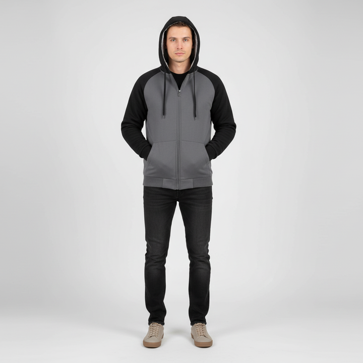 Puchaty męski hoodie - Moritz