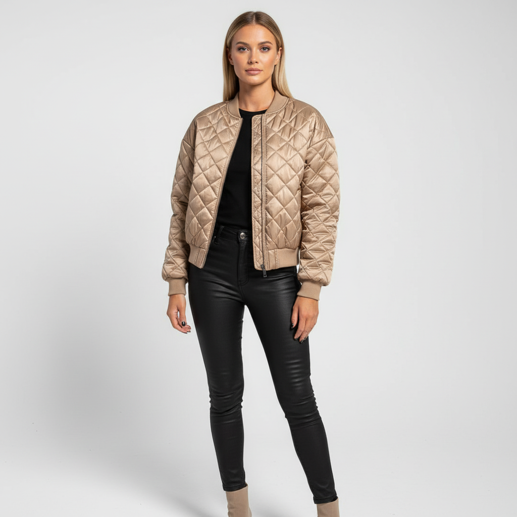 Padded bomber jacket - Carla