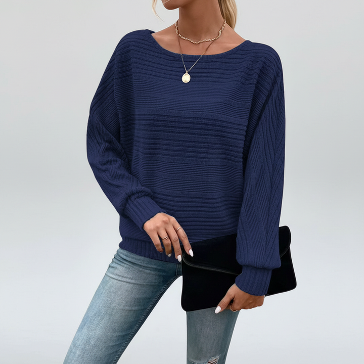 Wzorzysty sweter damski - Lara