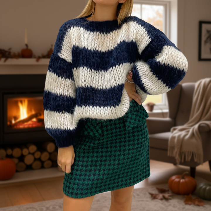 Zebrasty sweter - Hannah