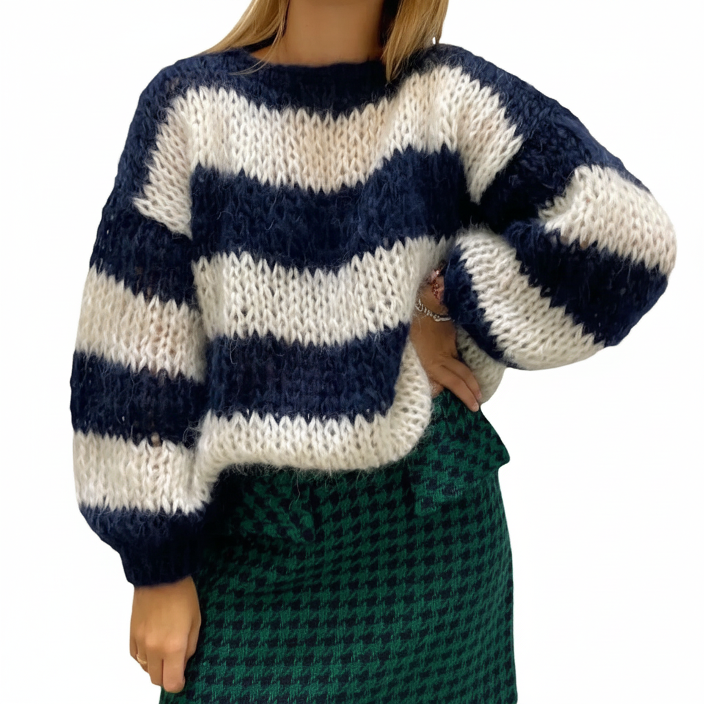 Zebrasty sweter - Hannah