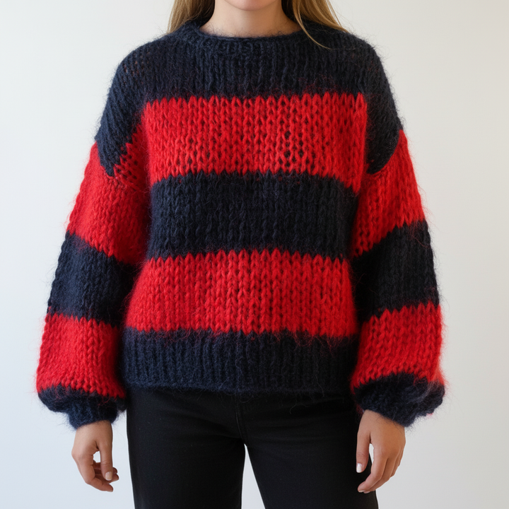 Zebrasty sweter - Hannah