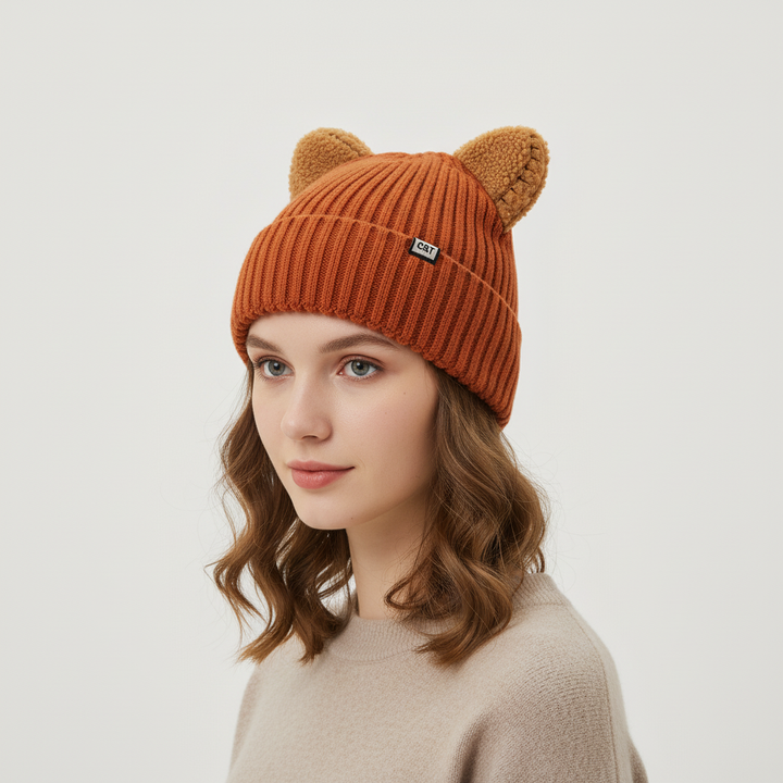 Czapka zimowa z uszami - PurrHat