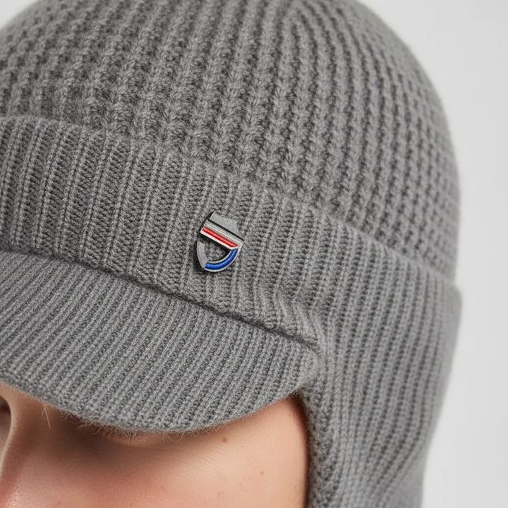 Zdzierana męska czapka z daszkiem - FrostVisor