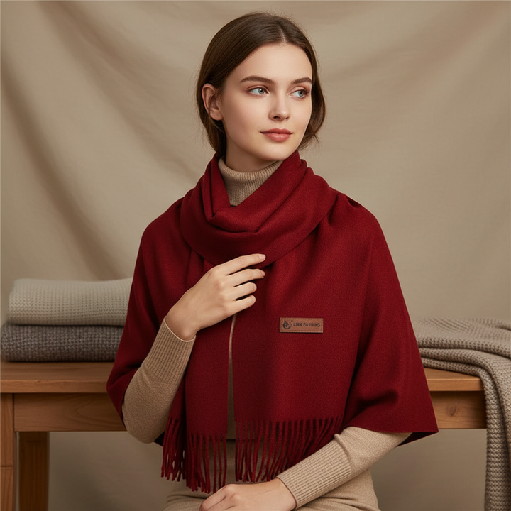 Duży kaszmirowy szalik - Cashluxe