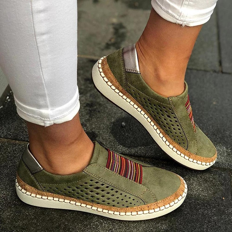 Carolyn - Stylowe Boho Wsuwane Sportowe Buty