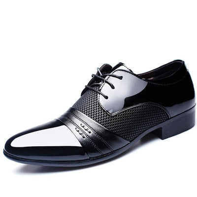 Wysokiej jakości męskie buty sznurowane - Adrian