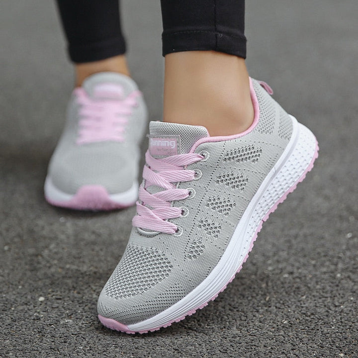 Kaminski | Lekkie sneakersy ortopedyczne damskie z siateczką