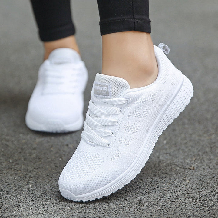 Kaminski | Lekkie sneakersy ortopedyczne damskie z siateczką