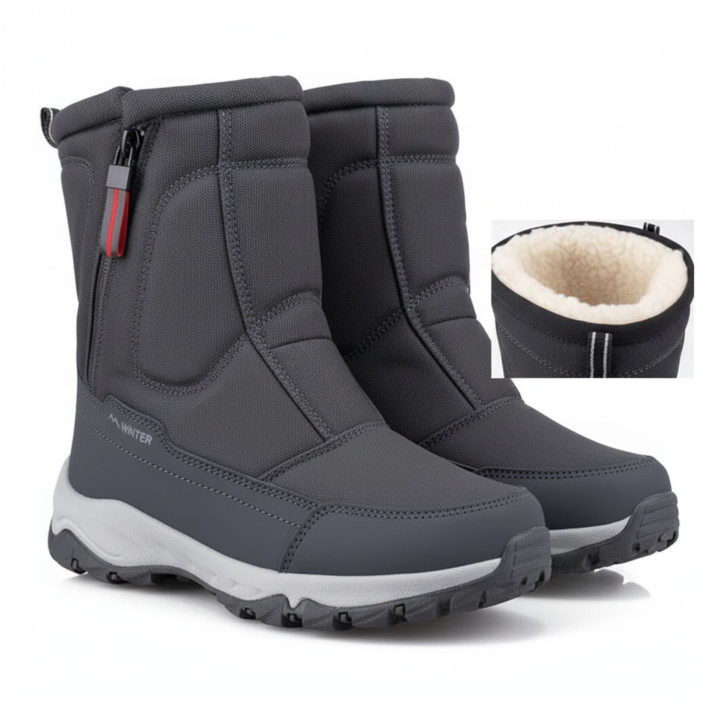 Półwysokie zimowe buty - Liam
