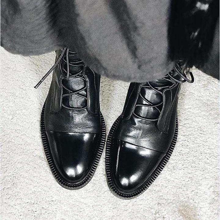 Jesienne vintage botki damskie – Marvella