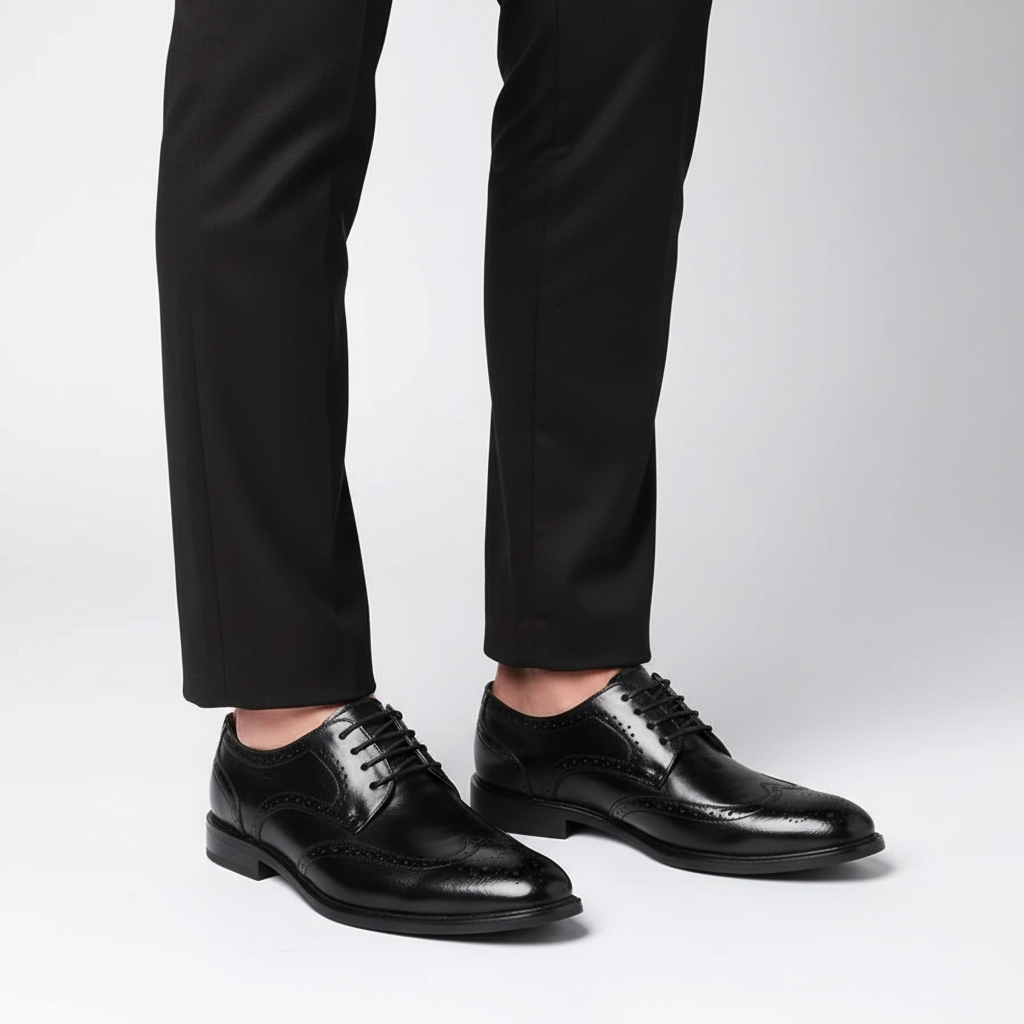Męskie eleganckie skórzane buty - Clark