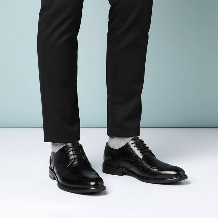 Męskie eleganckie skórzane buty - Clark