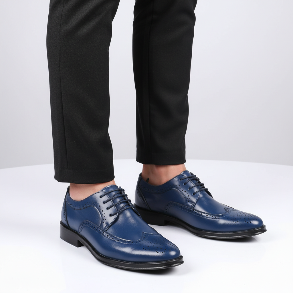 Męskie eleganckie skórzane buty - Clark