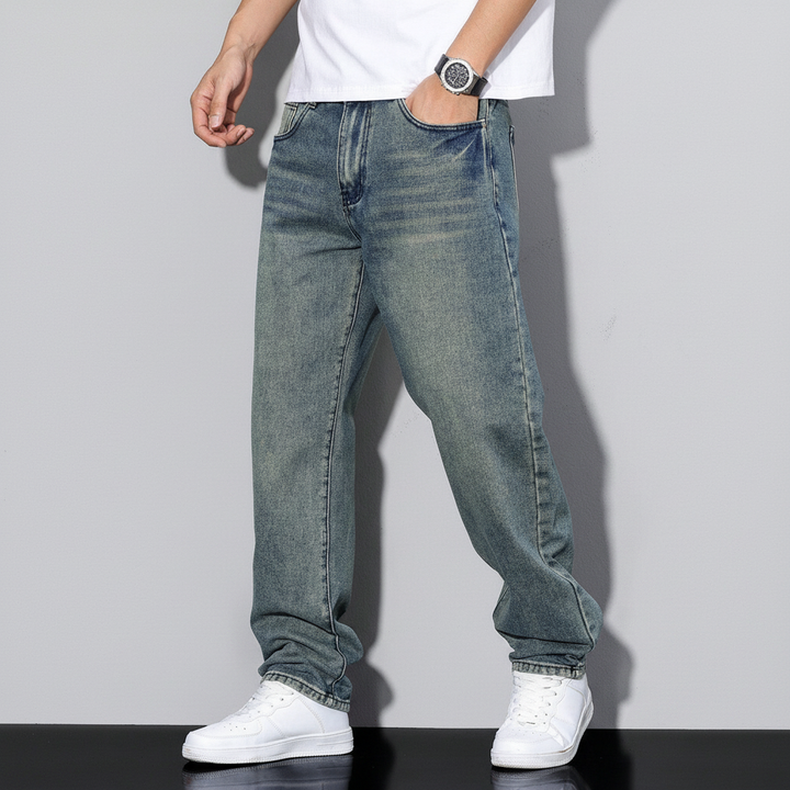 Dżinsy męskie na styl casual - Robin
