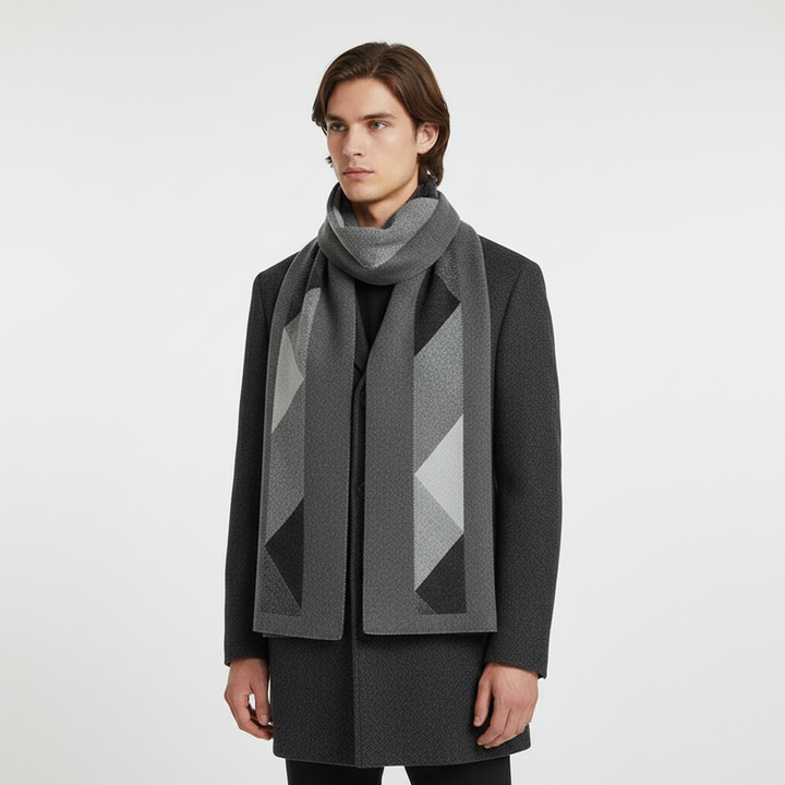 Męski szalik z delikatnej kaszmiru - Cozyline