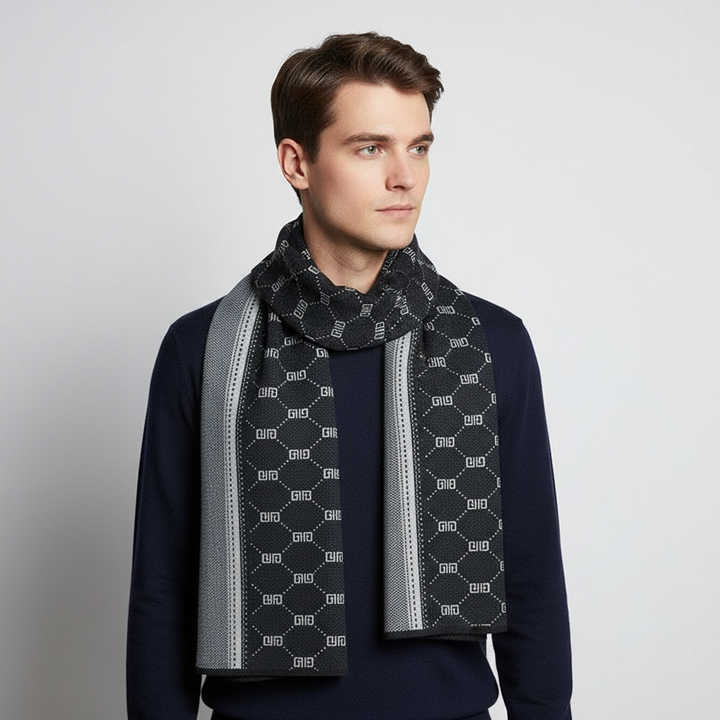 Męski szalik z delikatnej kaszmiru - Cozyline