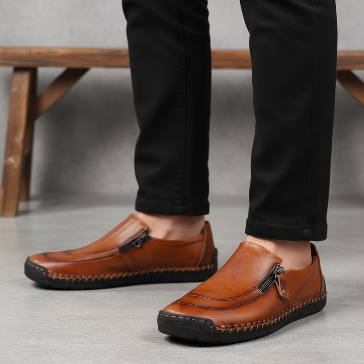 Buty męskie z bocznym zamkiem błyskawicznym - Dwight