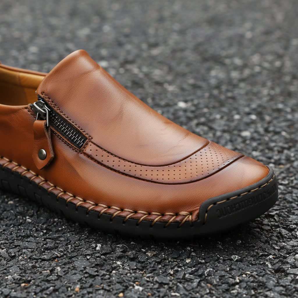 Buty męskie z bocznym zamkiem błyskawicznym - Dwight