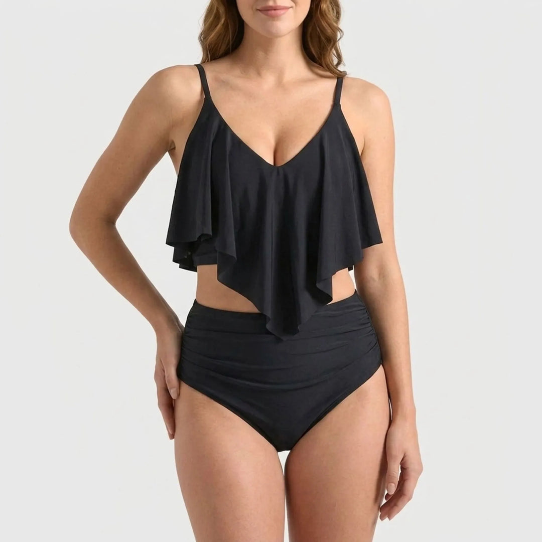 Komplet bikini z wysokim stanem - Kytira