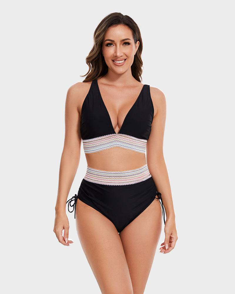 Komplet bikini z wysokim stanem - Mandy