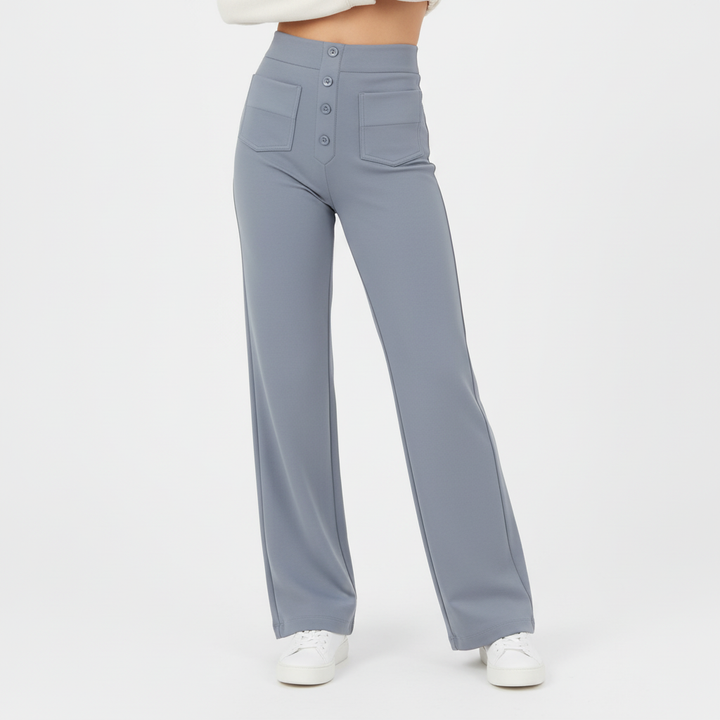 Hosen mit hohem Schnitt - Selina