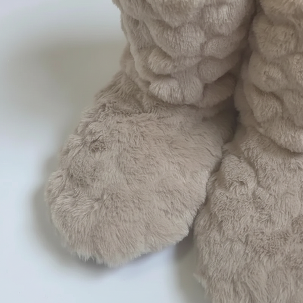 Wysokie klapki domowe - FluffBoot