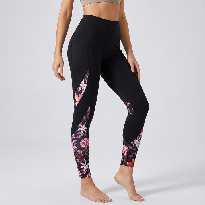 Wysokie legginsy sportowe - Lillian