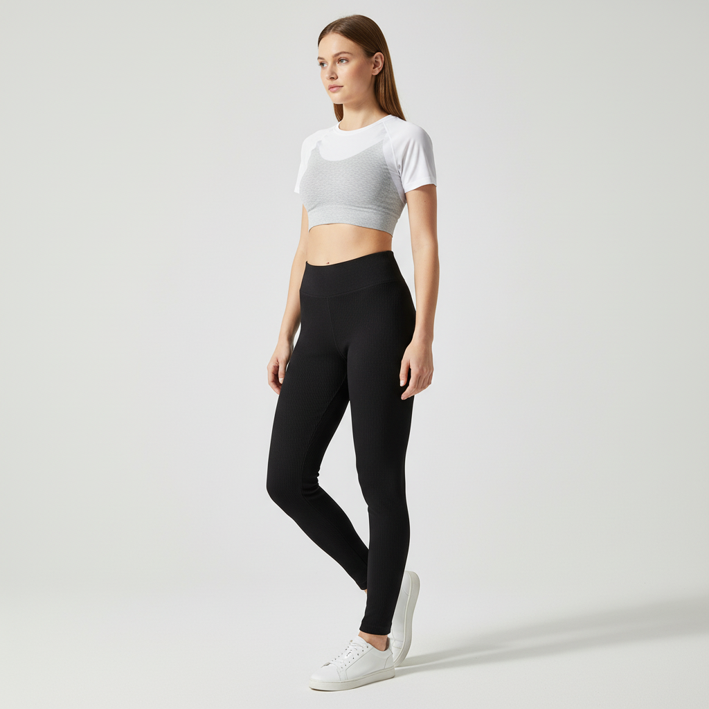 Legginsy sportowe z wysokim stanem - MoveEase