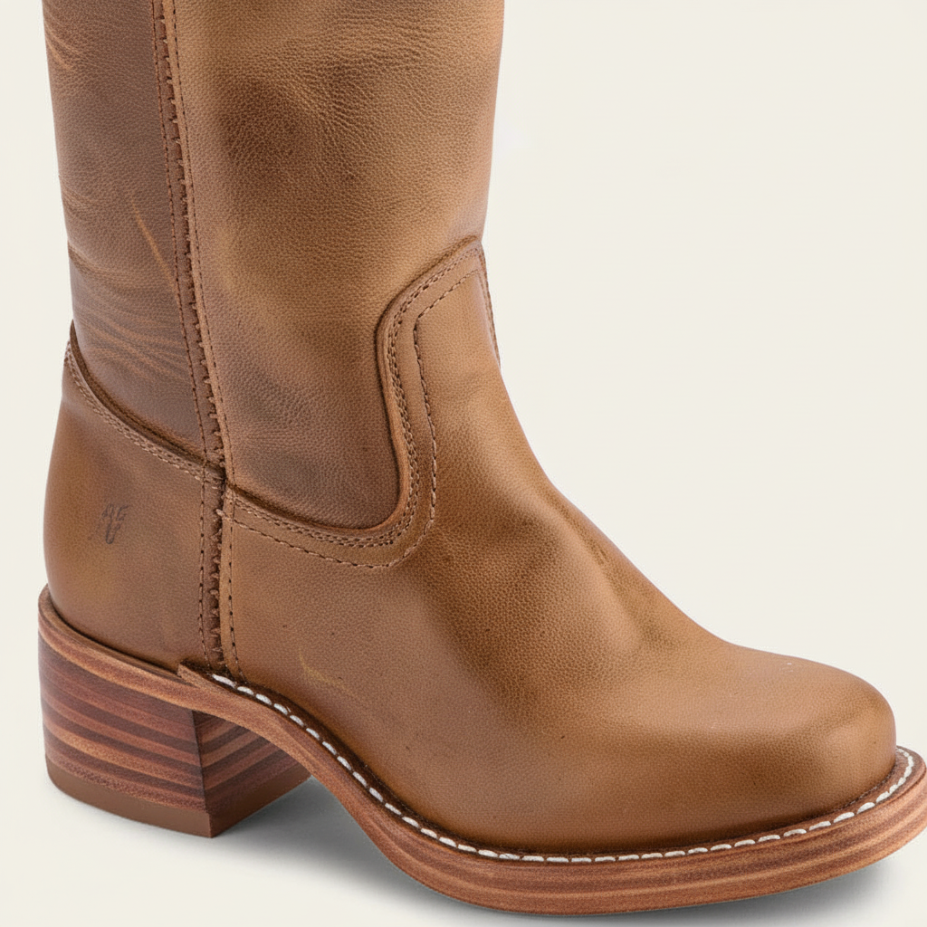 Wysokie skórzane buty - Serena