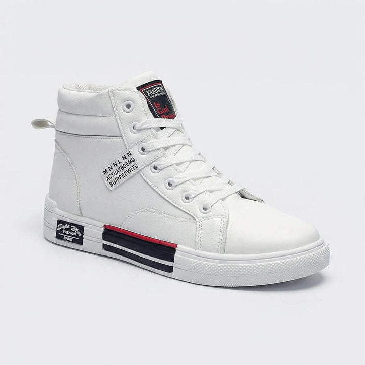 Wysoki męski sneaker z zapięciem na sznurowadła - Tommie