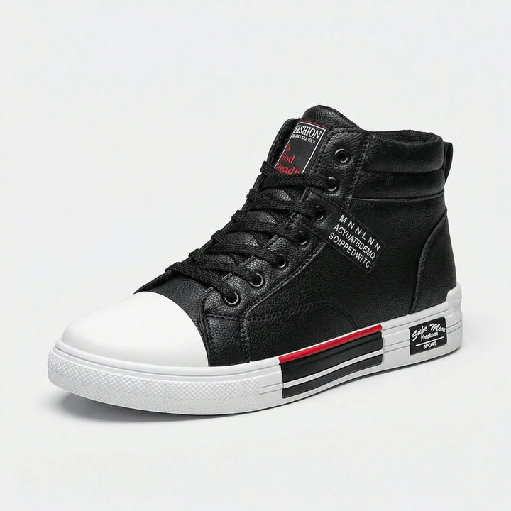 Wysoki męski sneaker z zapięciem na sznurowadła - Tommie