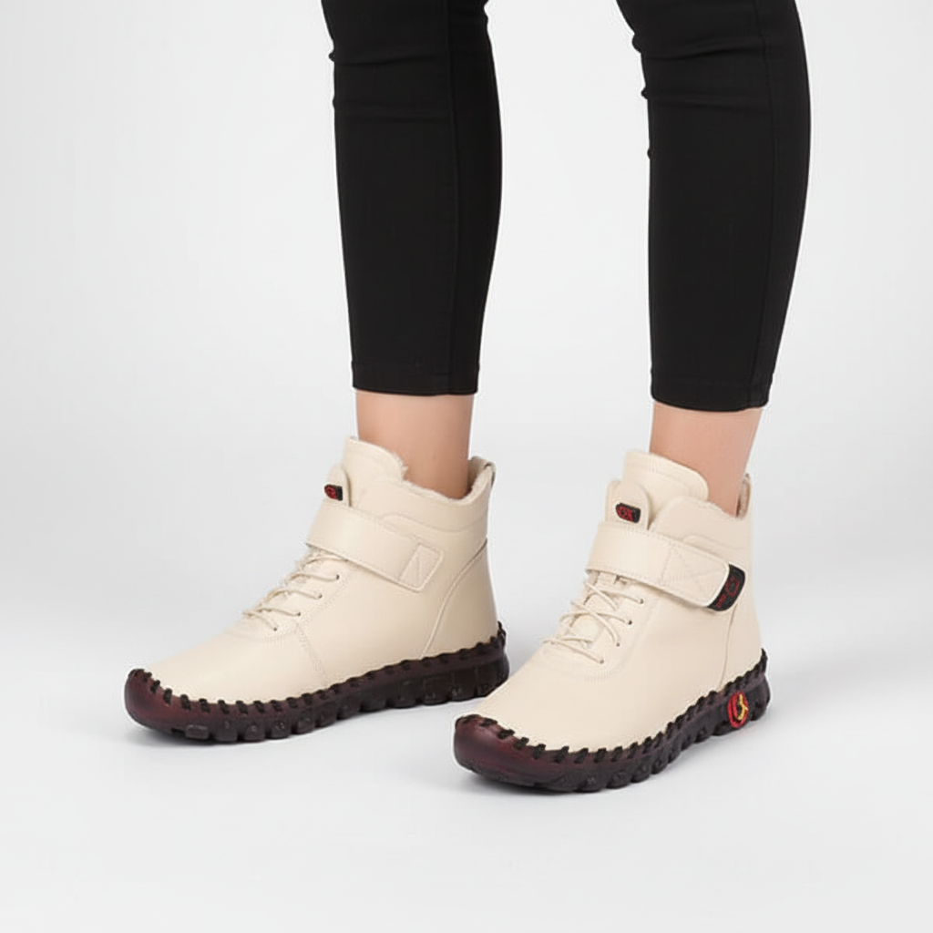 Wysokie damskie buty z wyściółką - Jessica