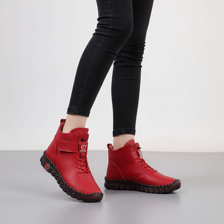 Wysokie damskie buty z wyściółką - Jessica