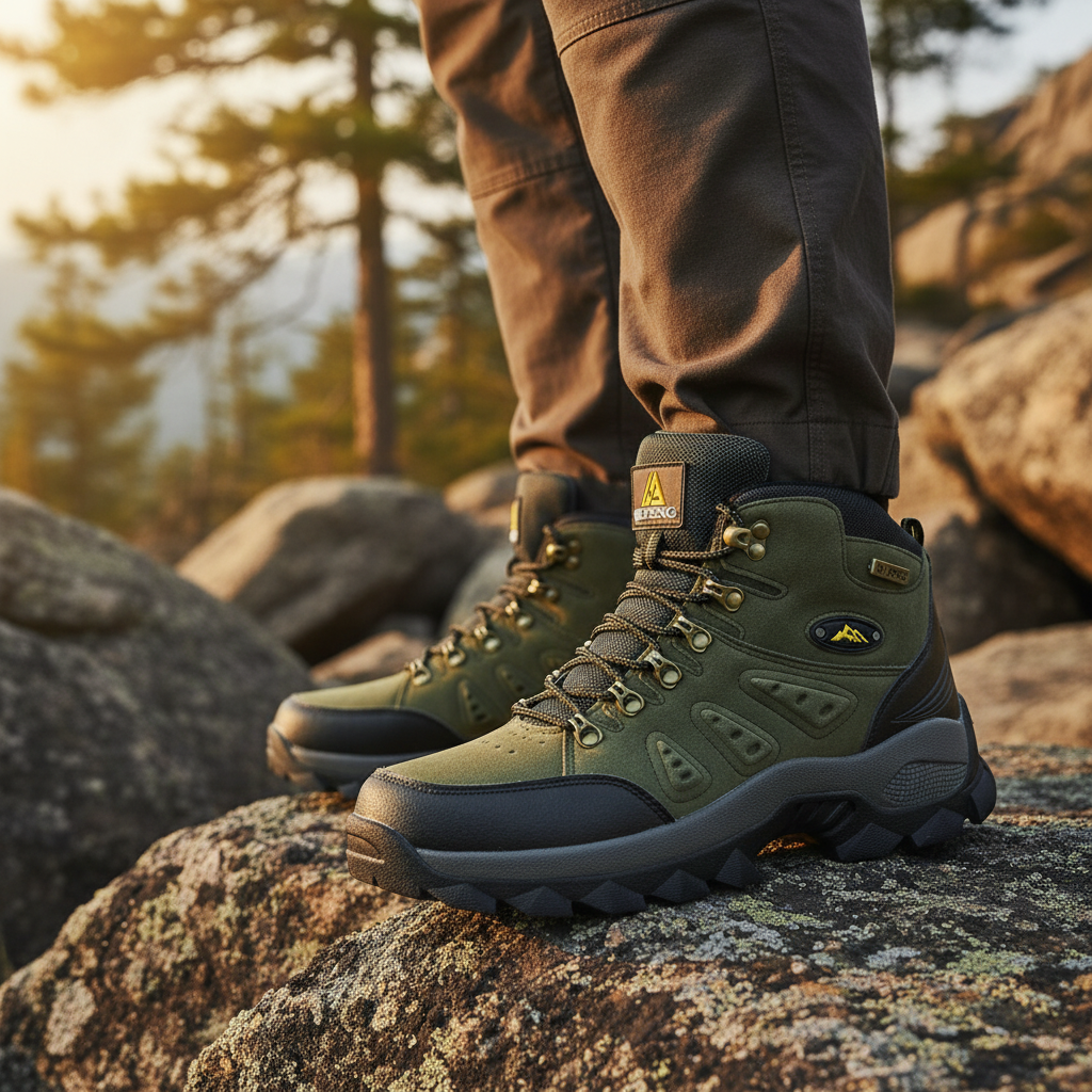 Wysokie buty trekkingowe z ochroną kostki - Blake